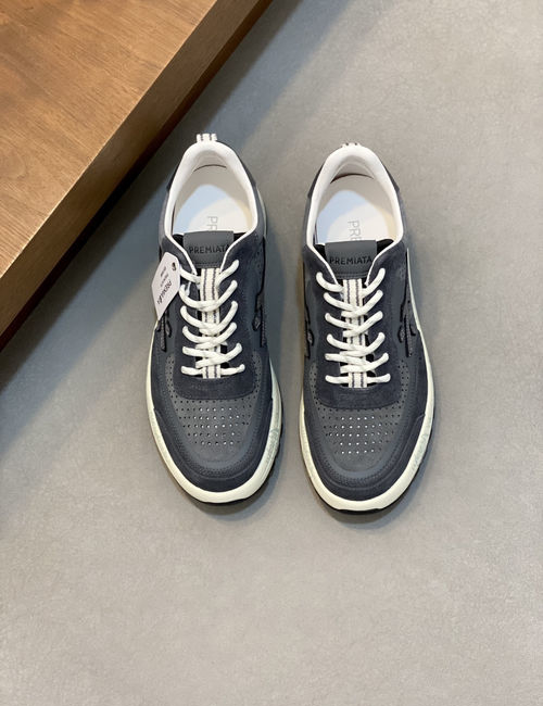 Premiata Nappa Leather Casual Sneakers