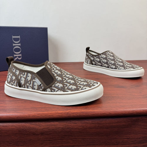 Christian Dior CD Saltwind Brown Loafers
