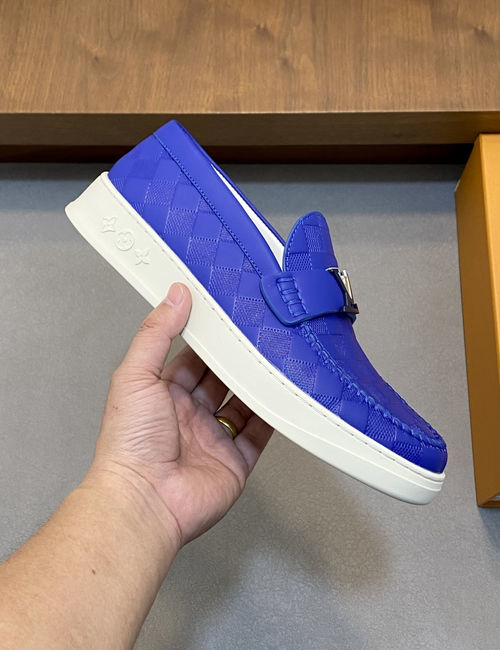 Louis Vuitton LV High-End Casual Sneakers With Monogram Logo And Tpu Sole
