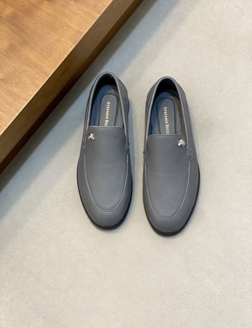 Stefano Ricci Formal Casual Leather Shoes With Buckle