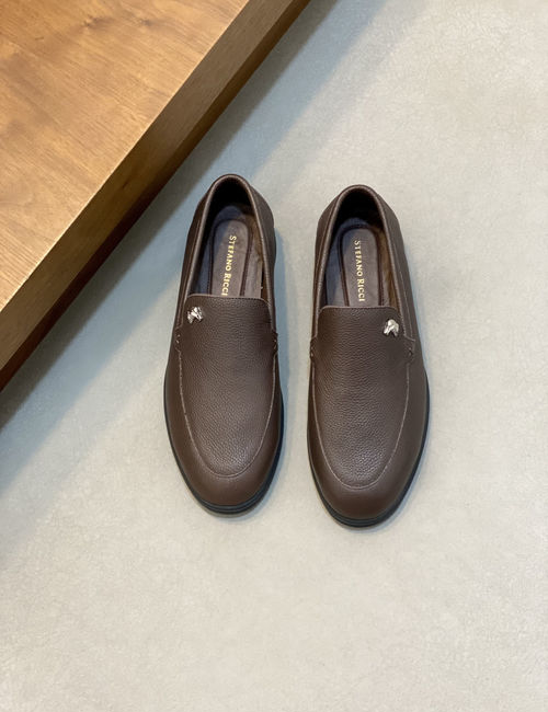 Stefano Ricci Formal Casual Leather Shoes With Buckle
