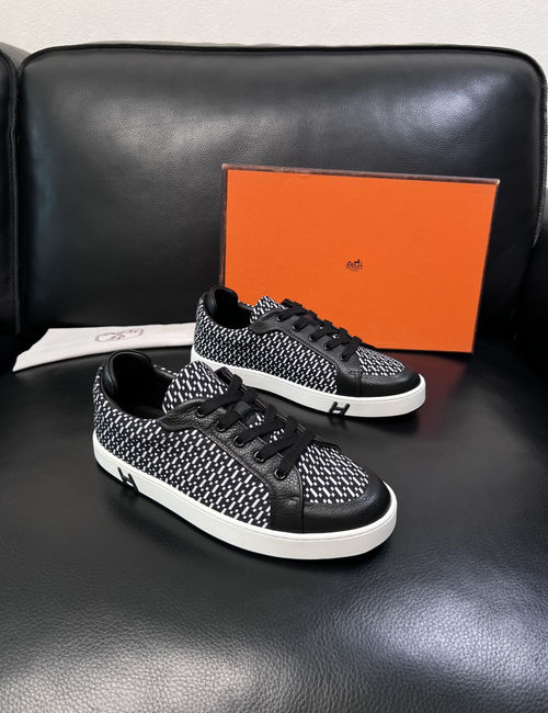 Hermes Genuine Leather Casual Comfortable Shoes