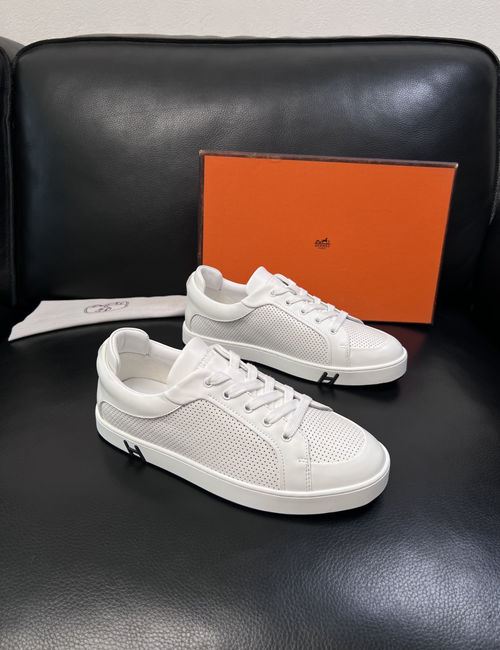 Hermes Genuine Leather Casual Comfortable Shoes