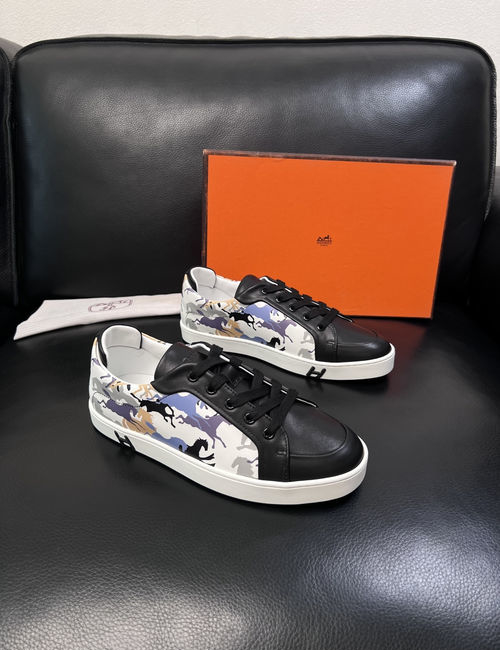 Hermes Genuine Leather Casual Comfortable Shoes