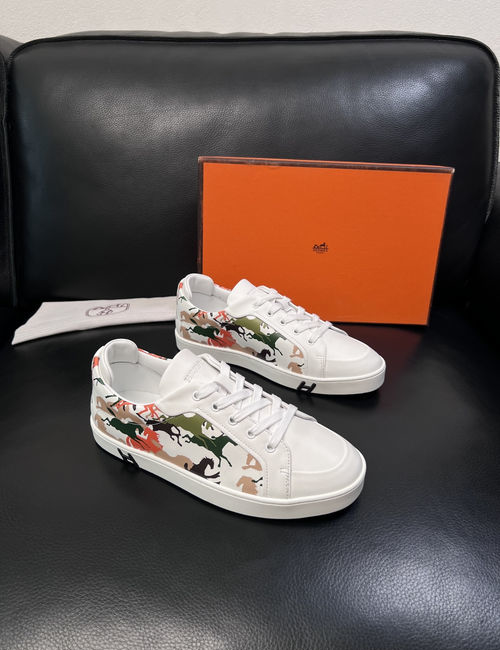 Hermes Genuine Leather Casual Comfortable Shoes