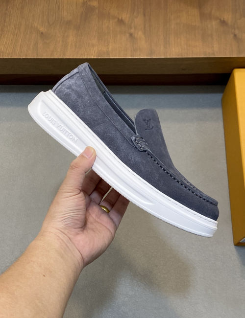 Louis Vuitton LV High-End Casual Sneakers With Monogram Logo And Tpu Sole