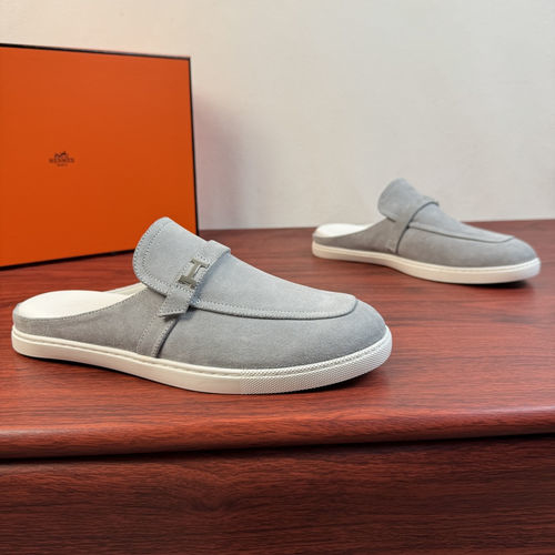 Hermes Mix Mule Shoes With H Buckle