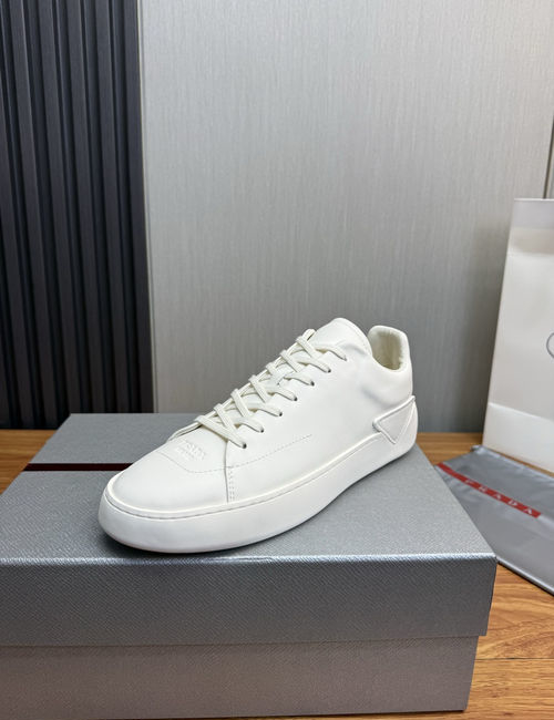 Prada Collapse Slip-on Sneakers With Leather Upper