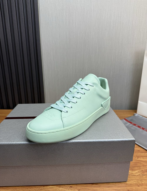 Prada Collapse Slip-on Sneakers With Leather Upper