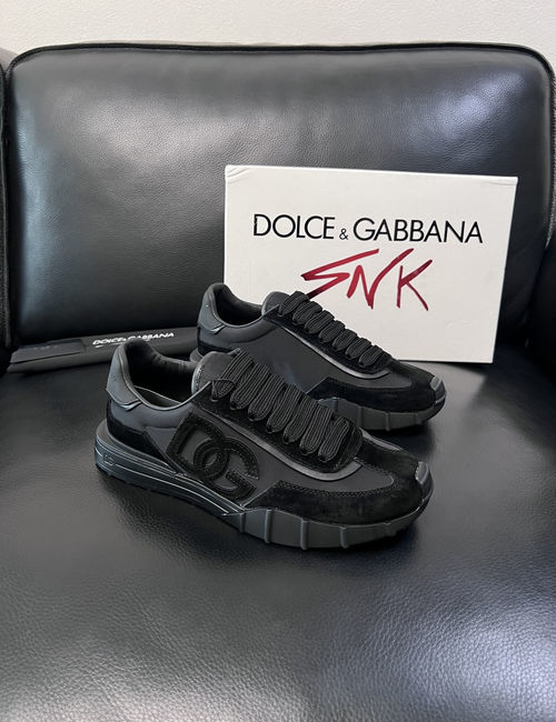 Dolce & Gabbana DG Premium Cowhide Comfortable Sneakers