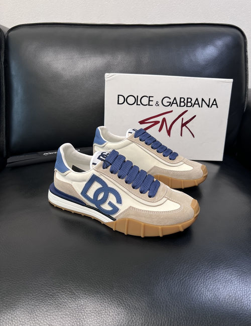 Dolce & Gabbana DG Premium Cowhide Comfortable Sneakers