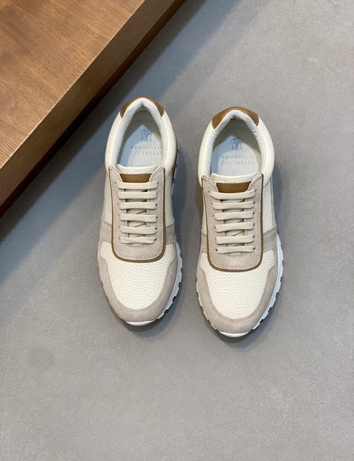 Brunello Cucinelli BC Colorblock Casual Sneakers With Soft Sole