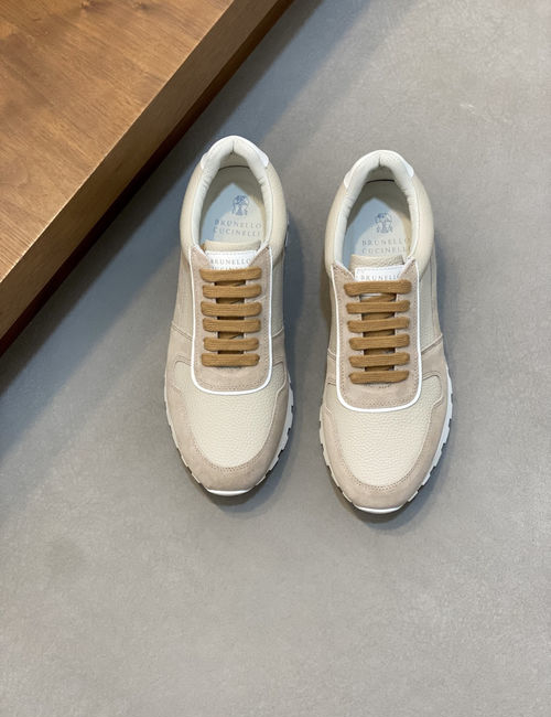 Brunello Cucinelli BC Colorblock Casual Sneakers With Soft Sole