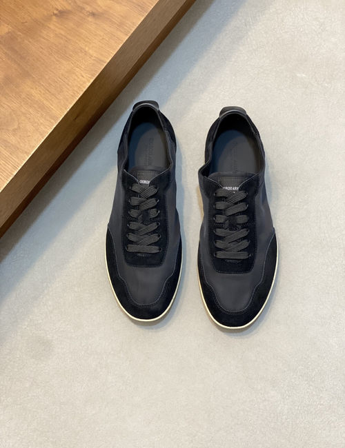 Armani Gyo Series Suede Casual Sneakers