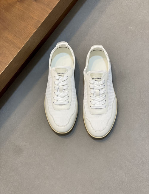 Armani Gyo Series Suede Casual Sneakers