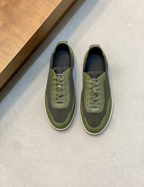 Armani Gyo Series Suede Casual Sneakers