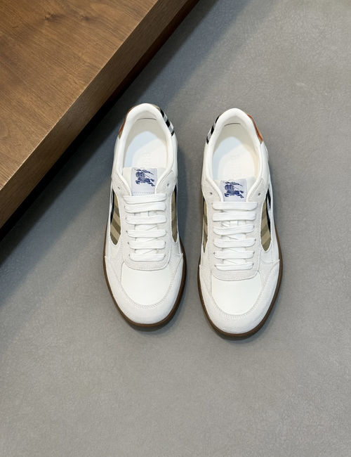 Burberry Check Terrace Casual Sneakers With EKD Detail