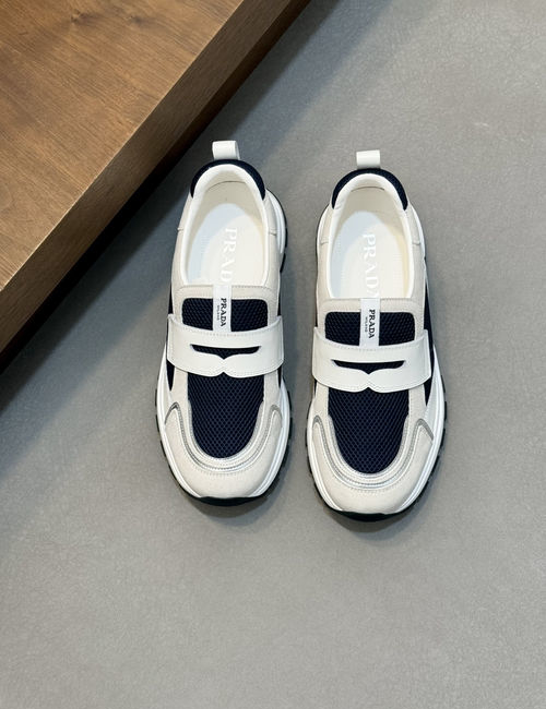 Prada Montecarlo Re-Edition Suede Mesh Sneakers