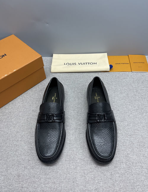 Louis Vuitton LV Major Classic Leather Loafers Non-slip Sole