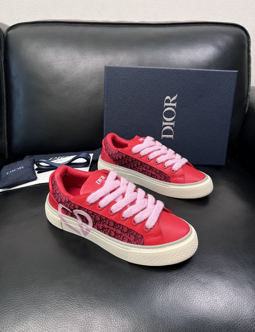 Christian Dior CD Premium Cowhide Breathable Sneakers