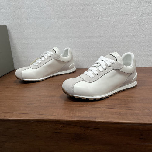 Brunello Cucinelli BC Leather Suede Retro Training Shoes