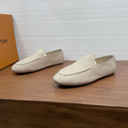 Louis Vuitton LV Horizon Suede Mules With Damier Sole