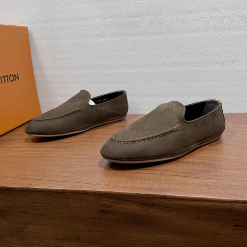 Louis Vuitton LV Horizon Suede Mules With Damier Sole