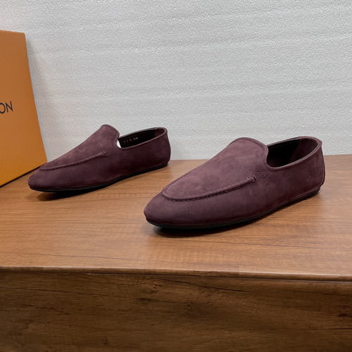 Louis Vuitton LV Horizon Suede Mules With Damier Sole