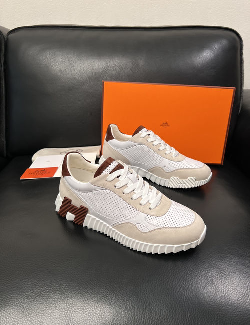 Hermes Genuine Leather Casual Comfortable Shoes