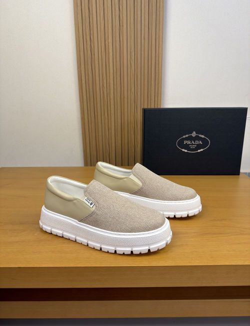 Prada Napa Leather Casual Sneakers