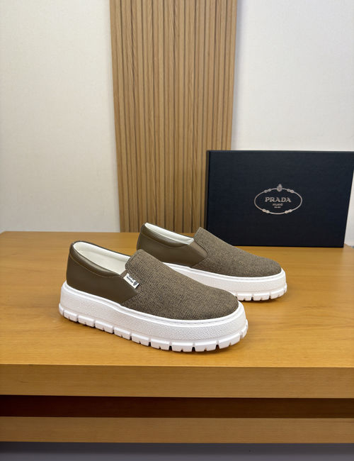 Prada Napa Leather Casual Sneakers