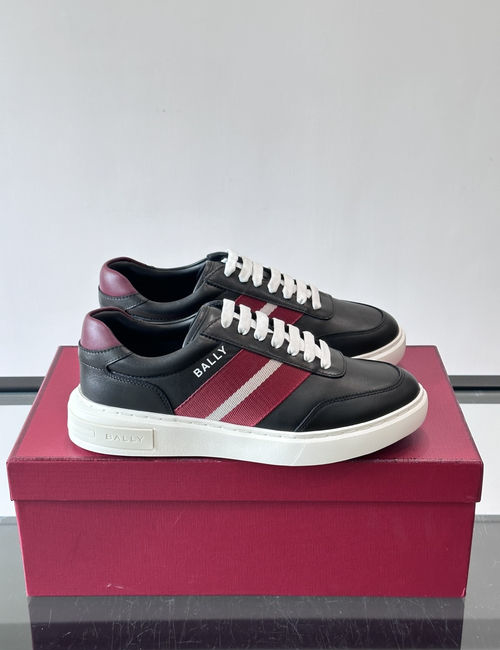 Bally Color-Block Sneakers, Leather Details, Comfortable Wear
