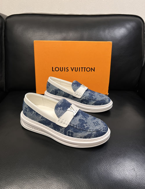 Louis Vuitton LV Color-block Sneakers Soft Comfortable Sole Shoes