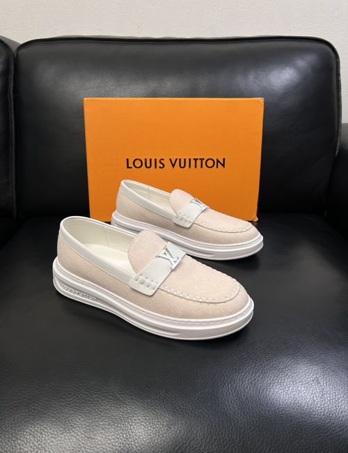 Louis Vuitton LV Color-block Sneakers Soft Comfortable Sole Shoes