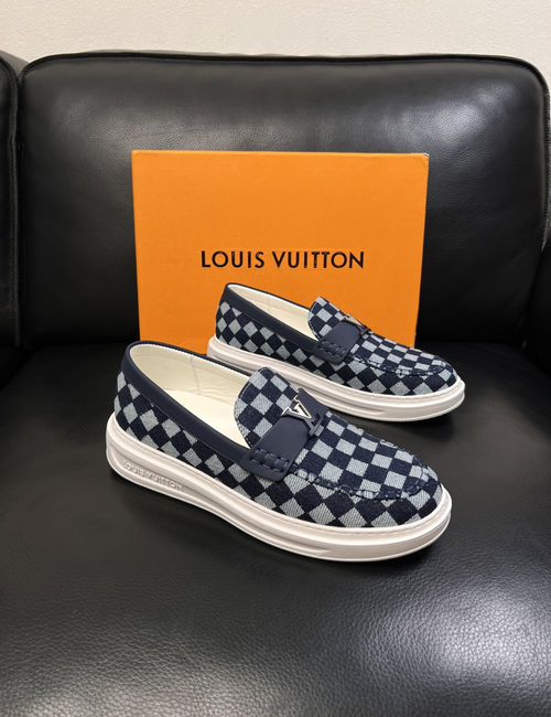 Louis Vuitton LV Color-block Sneakers Soft Comfortable Sole Shoes