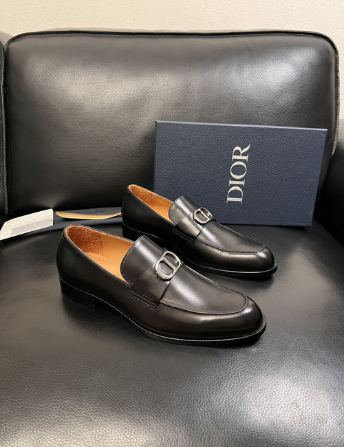 Christian Dior CD Premium Leather Formal Dress Shoes