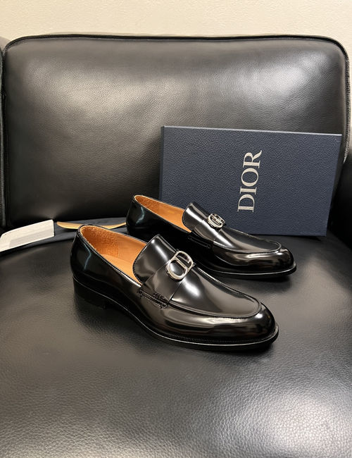 Christian Dior CD Premium Leather Formal Dress Shoes