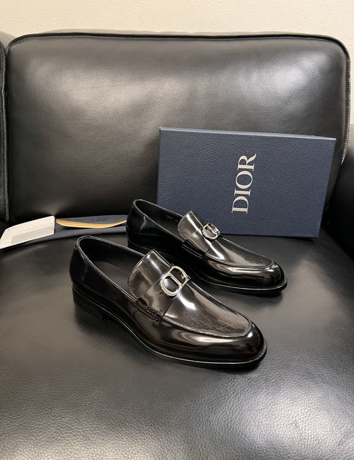 Christian Dior CD Premium Leather Formal Dress Shoes