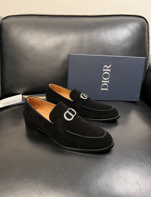 Christian Dior CD Premium Leather Formal Dress Shoes
