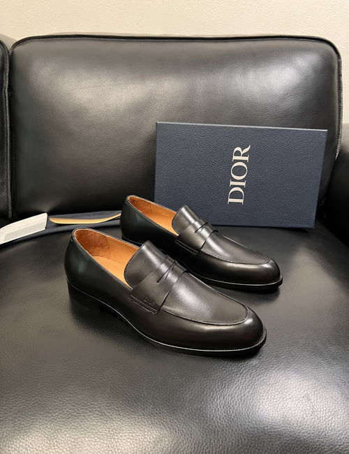 Christian Dior CD Premium Leather Formal Dress Shoes