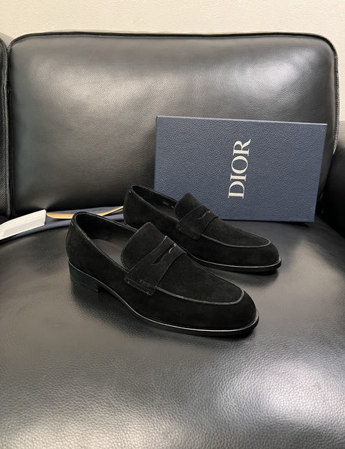 Christian Dior CD Premium Leather Formal Dress Shoes