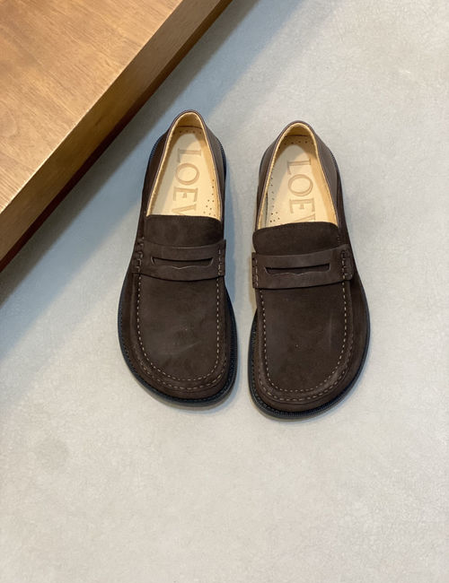 Loewe Business Shoes With Genuine Leather Sole