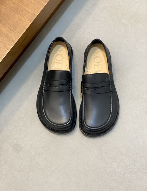 Loewe Business Shoes With Genuine Leather Sole