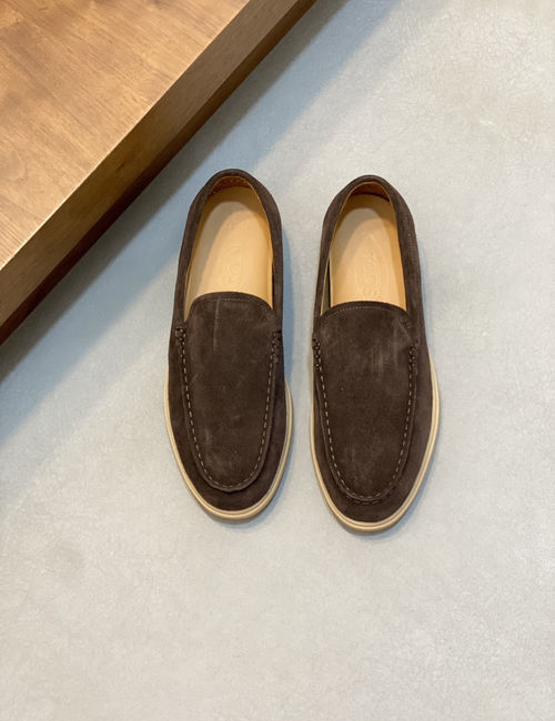 TODS Genuine Leather Loafer Shoes Soft Anti-slip