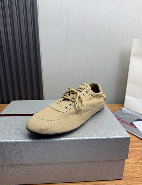 Prada Collapse Slip-on Sneakers With Leather Upper