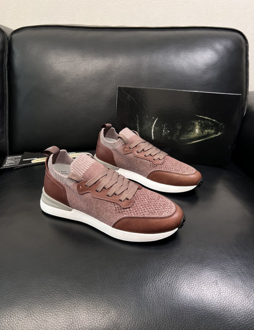 Magnanni Knit Upper Sneakers With Leather Insole