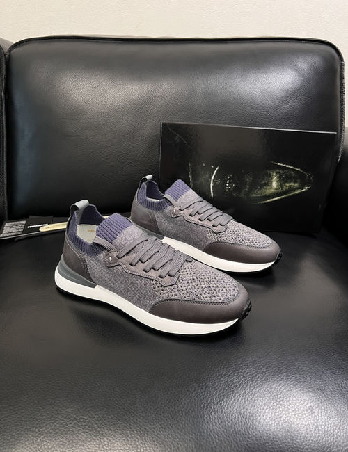 Magnanni Knit Upper Sneakers With Leather Insole