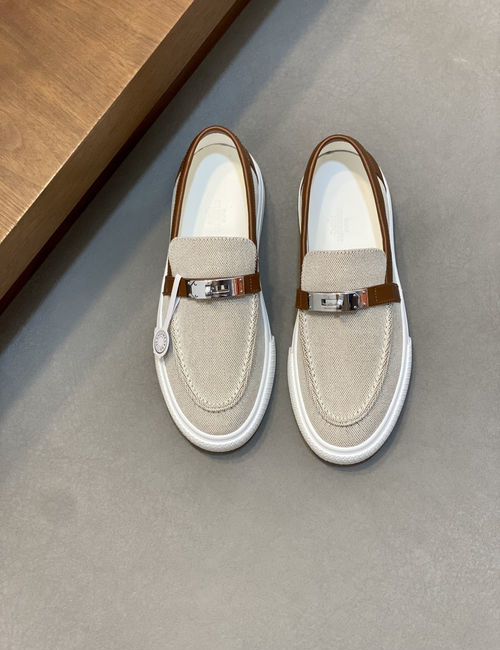 Hermes Casual Loafers With Lightweight EVA Sole