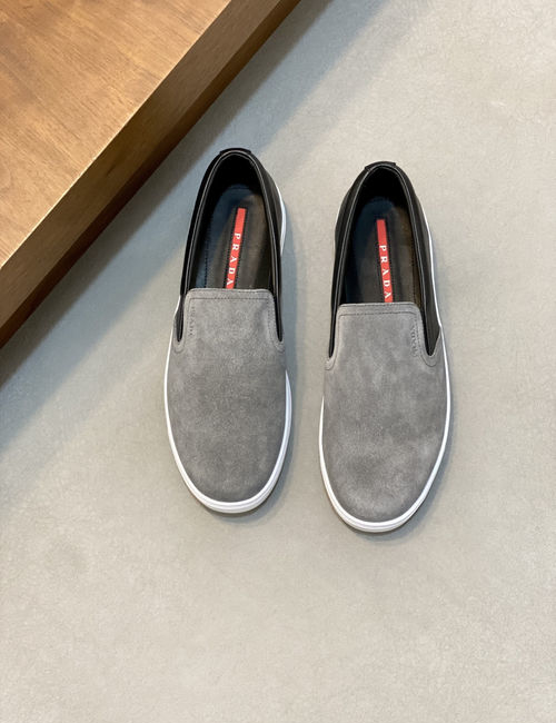 Prada Suede Cowhide Lining Skate Shoes