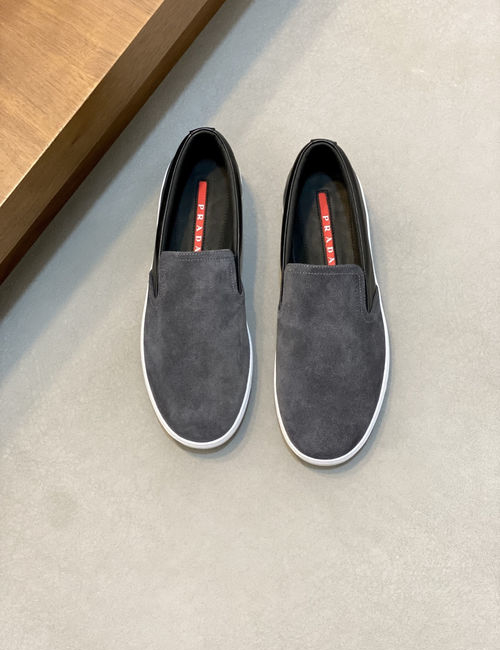 Prada Suede Cowhide Lining Skate Shoes
